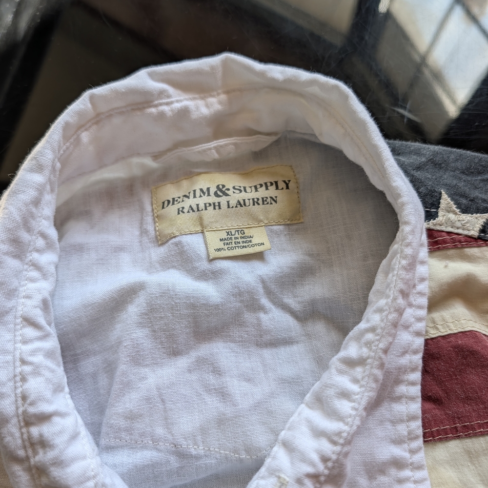 Denim & Supply Ralph Lauren White Men's Shirt